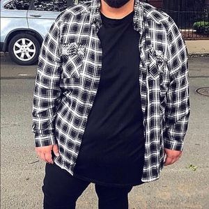 Button up plaid shirt. Worn twice